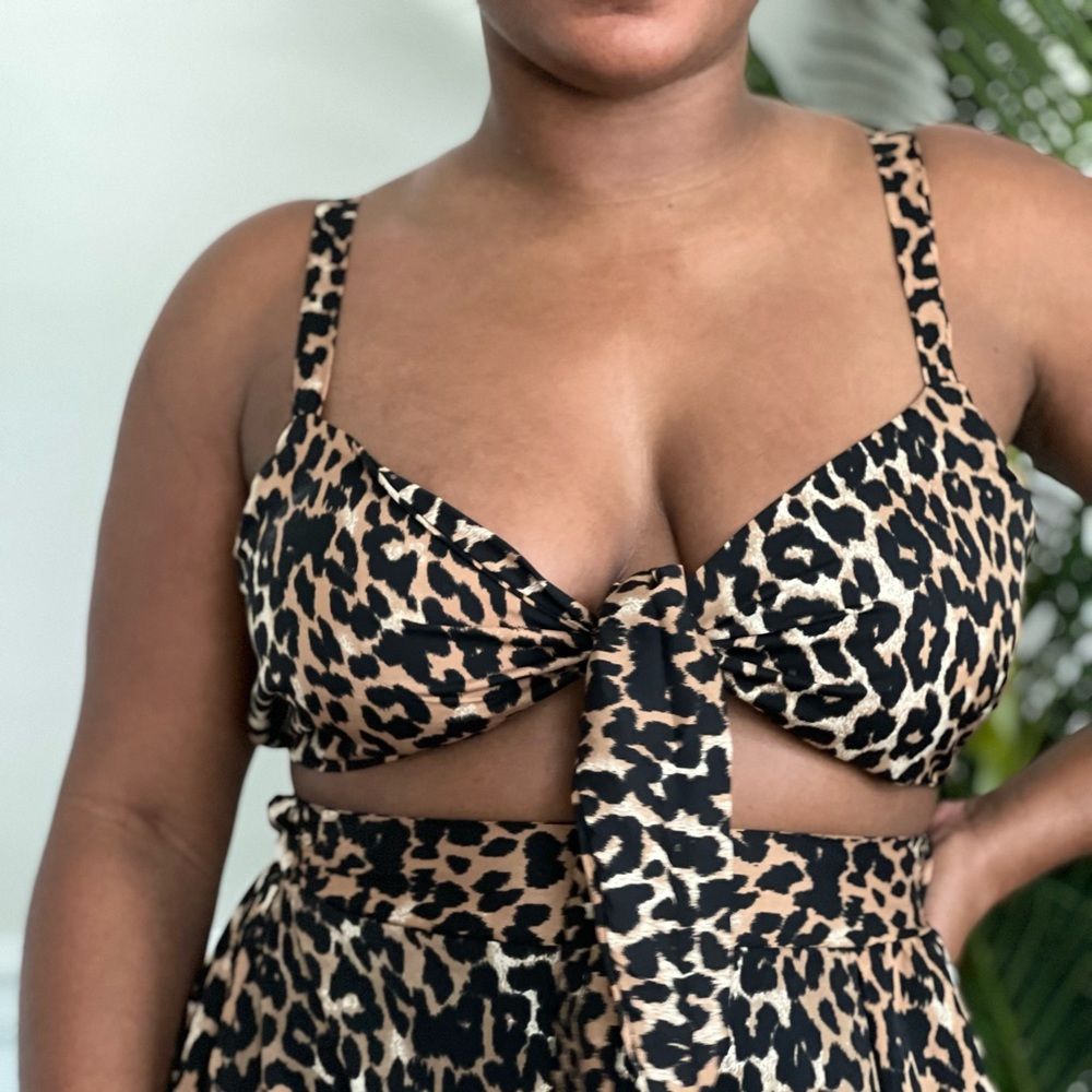 Boohoo Cheetah Bandeau